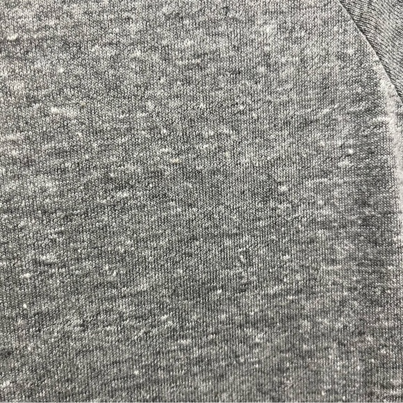 Chaser Shirred Peplum Sleeve Drawstring Mini Dress Streaky Grey Med - Picture 5 of 10